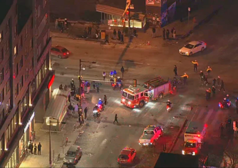 ABŞ-də avtomobil azarkeş kütləsinə çırpılıb