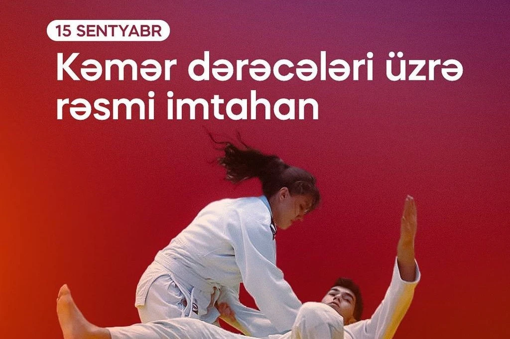 Ağdamda kəmər dərəcələri üzrə rəsmi imtahan keçiriləcək
