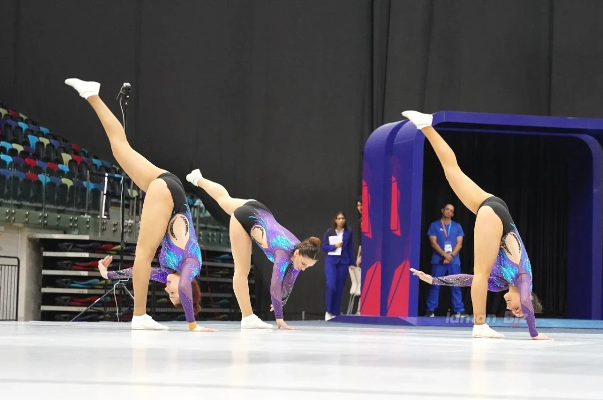 Akrobatika və aerobika gimnastikası üzrə beynəlxalq turnirdə ikinci gün başa çatıb
