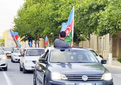 "Araz-Naxçıvan"ın Konfrans Liqasına vəsiqə qazanması münasibətilə yürüş keçirilib