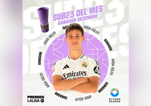 Arda Gülər La Liqada 23 yaşadək futbolçular arasında ayın ən yaxşı oyunçusu seçilib