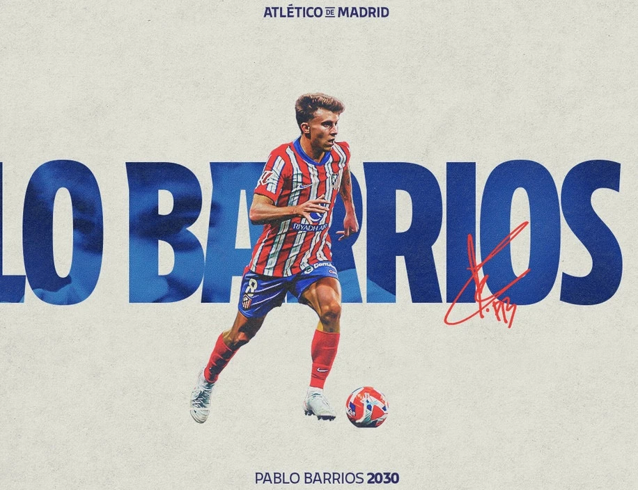 “Atletiko” ispaniyalı yarımmüdafiəçi ilə müqavilə yeniləyib - RƏSMİ