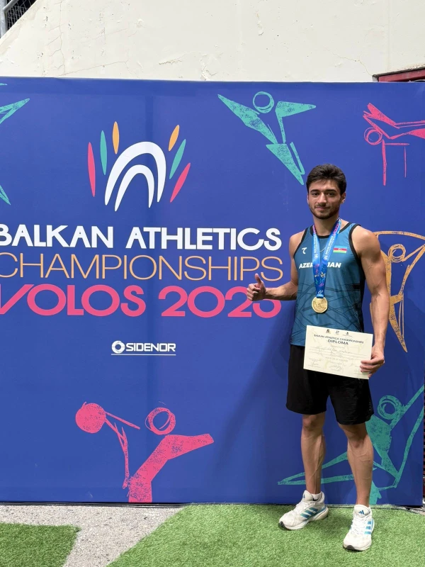 Atletimiz Balkan çempionatının qızıl medalını qazanıb