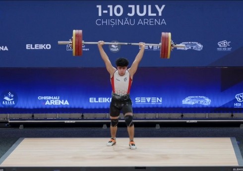 Avropa çempionatı: Azərbaycan ağırlıqqaldıranı 3 qızıl medal qazanıb