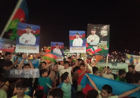 Avropa çempionatında 9 medal qazanan Azərbaycanın cüdoçuları Vətənə qayıdıblar