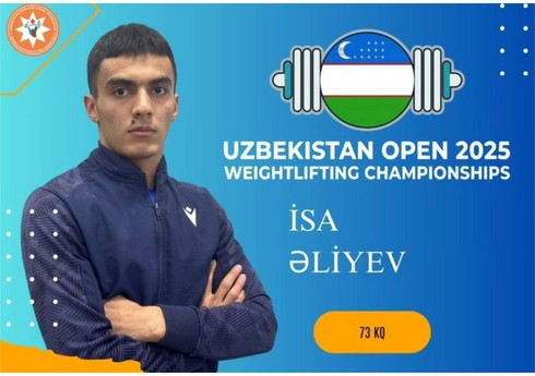 Azərbaycan ağırlıqqaldıranı “Uzbekistan Open” turnirində gümüş medal qazanıb
