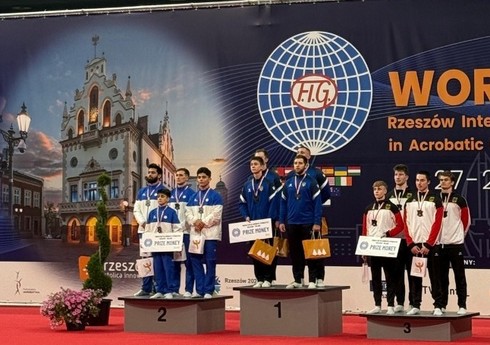 Azərbaycan akrobatları Dünya Kubokunda iki gümüş medal qazanıblar
