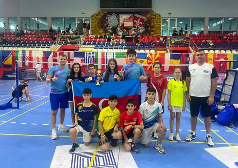 Azərbaycan badmintonçuları beynəlxalq turnirdə qızıl və bürünc medal qazanıblar