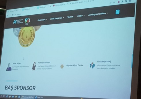 Azərbaycan Cüdo Federasiyasının rəsmi saytı təqdim olunub