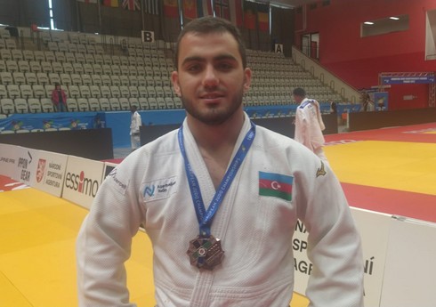Azərbaycan cüdoçusu: "Avropa çemionatında ilk medalımı qazandığım üçün şadam"