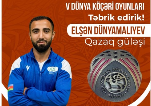 Azərbaycan Dünya Köçəri Oyunlarında daha bir medal qazanıb - YENİLƏNİB