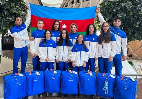 Azərbaycan gimnastları Avropa çempionatı üçün Bolqarıstana yollanıblar