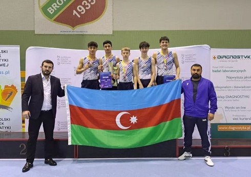 Azərbaycan gimnastları beynəlxalq turniri 7 medalla başa vurublar
