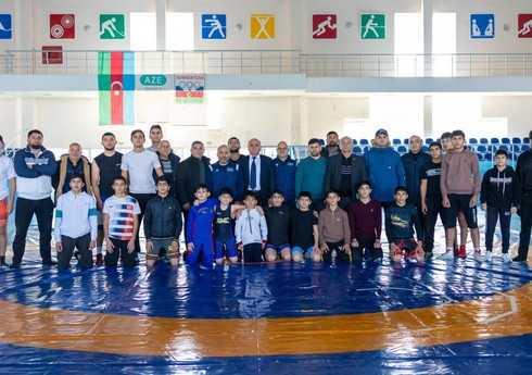 Azərbaycan Güləş Federasiyası Sabirabadda seminar keçirib