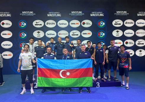 Azərbaycan güləşçiləri dünya çempionatında üçüncü yeri tutub