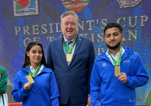 Azərbaycan kamandan oxatanları Prezident Kubokunda bürünc medal qazanıblar