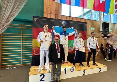 Azərbaycan karateçiləri Avropa çempionatında üç medal qazanıblar