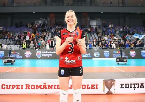 Azərbaycan millisinin voleybolçusu Rumıniya Kubokunun qalibi olub