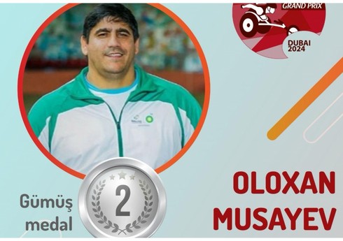 Azərbaycan paraatleti beynəlxalq turnirdə gümüş medal qazanıb