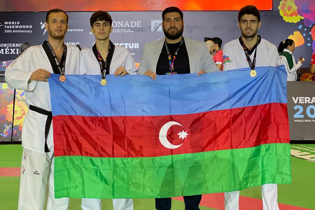 Azərbaycan parataekvondoçuları Qran-pridə 2 qızıl və 1 bürünc medal qazanıblar - FOTO
