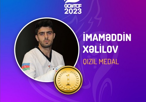 Azərbaycan parataekvondoçusu beynəlxalq turnirdə qızıl medal qazanıb