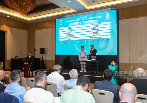 Azərbaycan Premyer Liqasının 2025/2026 mövsümünün püşkatma mərasimi keçirilib
