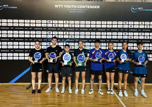Azərbaycan stolüstü tennisçiləri Batumidə daha dörd medal qazanıblar