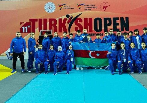 Azərbaycan taekvondoçuları Türkiyə açıq çempionatında daha 4 medal qazanıblar