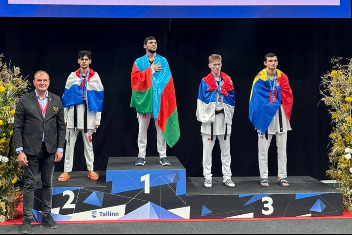 Azərbaycan taekvondoçusu Avropa çempionu olub - FOTOLENT