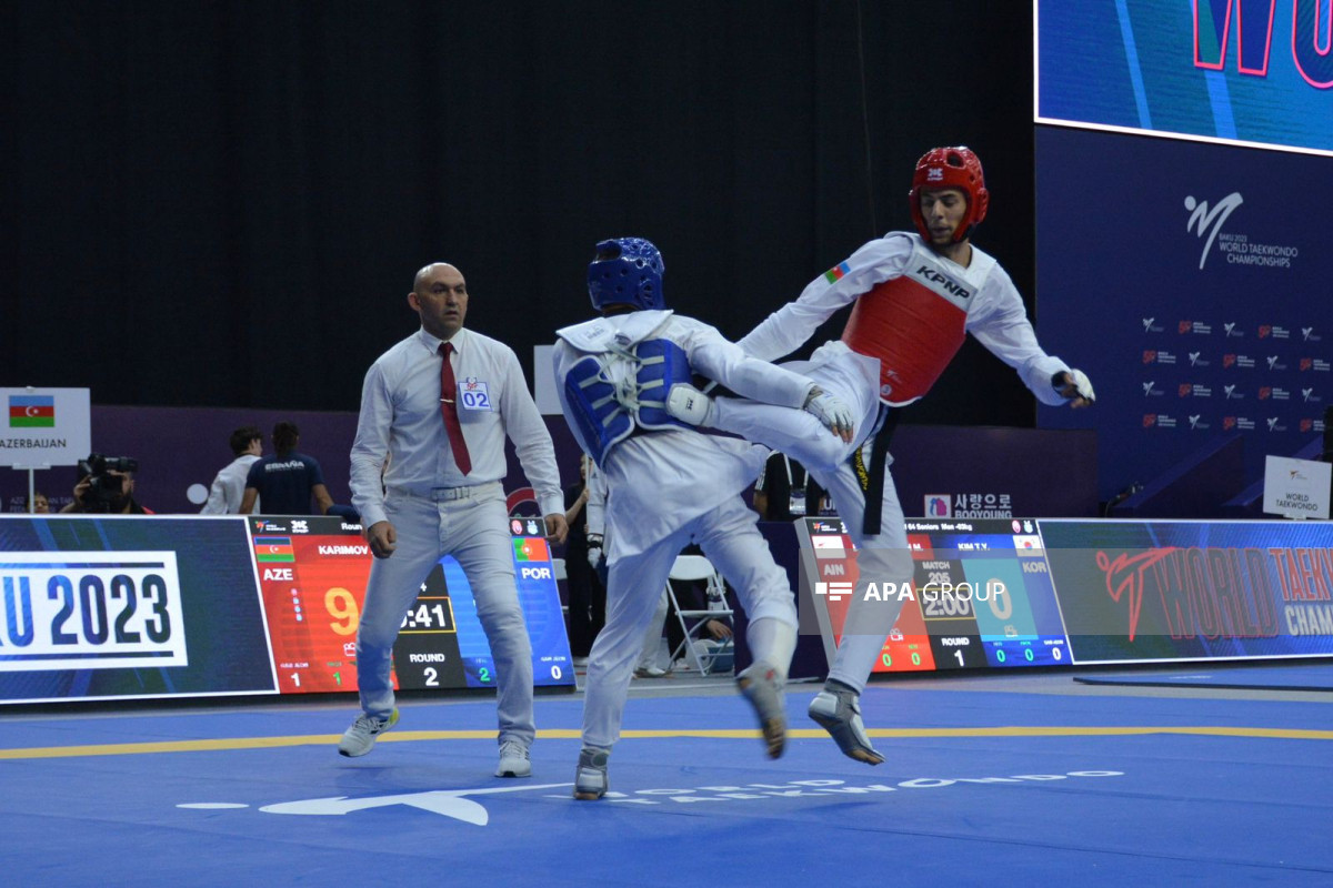 Azərbaycan taekvondoçusu dünya çempionatı ilə vidalaşıb - YENİLƏNİB-1
