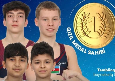 Azərbaycan tamblinq millisi beynəlxalq turnirdə birinci yeri tutub