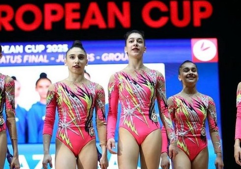 Azərbaycanın bədii gimnastika millisi Avropa Kubokunda bürünc medal qazanıb