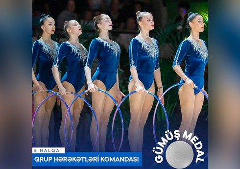 Azərbaycanın bədii gimnastları İspaniyada növbəti medalları qazanıblar