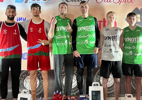 Azərbaycanın çimərlik voleybolu millisi Latviya açıq çempionatında iştirak edib