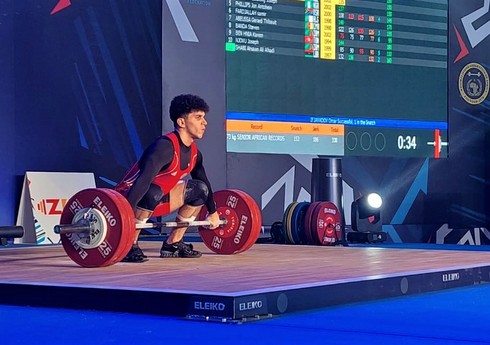 Azərbaycanın daha bir ağırlıqqaldıranı Afrika çempionatında medal qazanıb