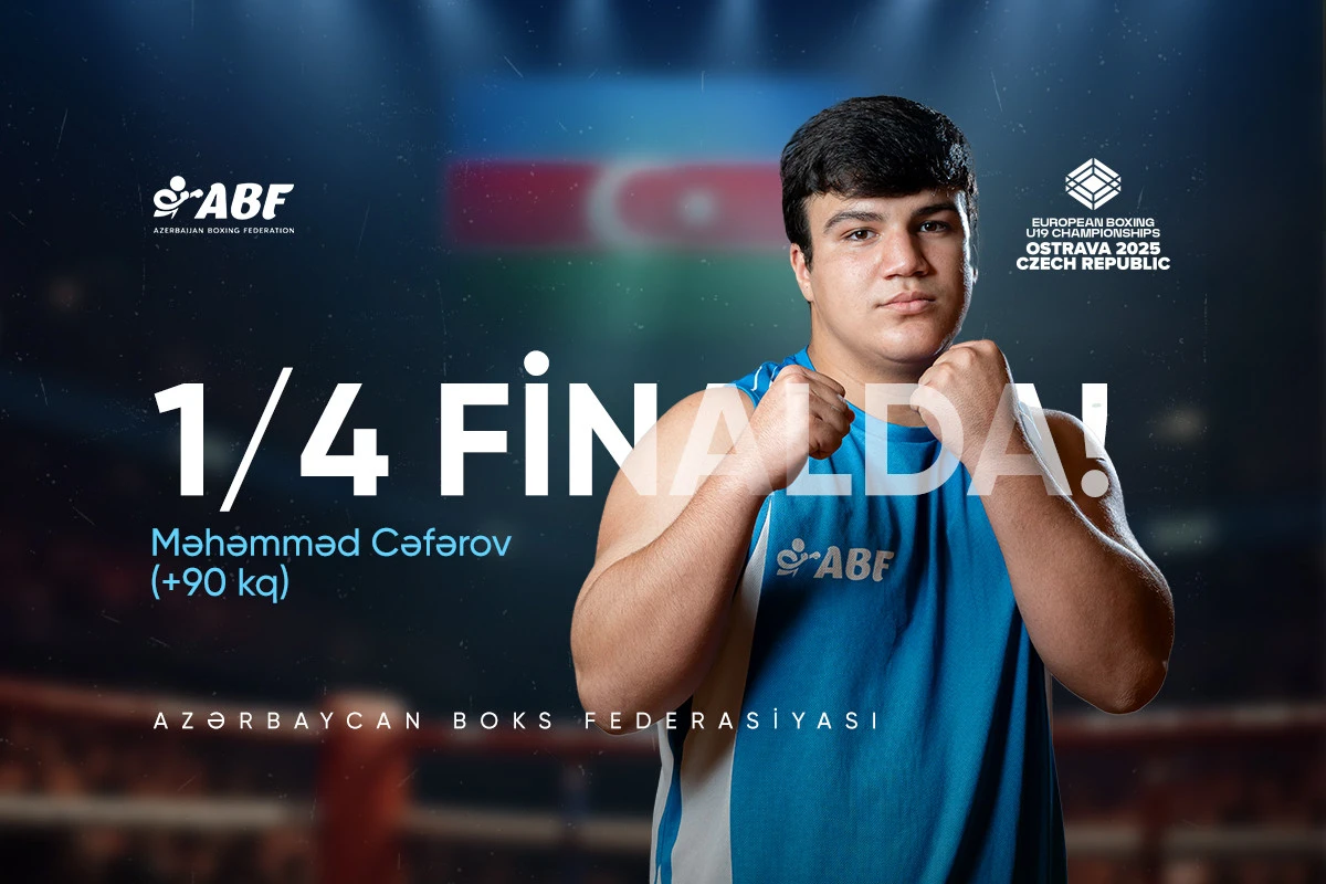 Azərbaycanın daha bir boksçusu Avropa çempionatının 1/4 finalında