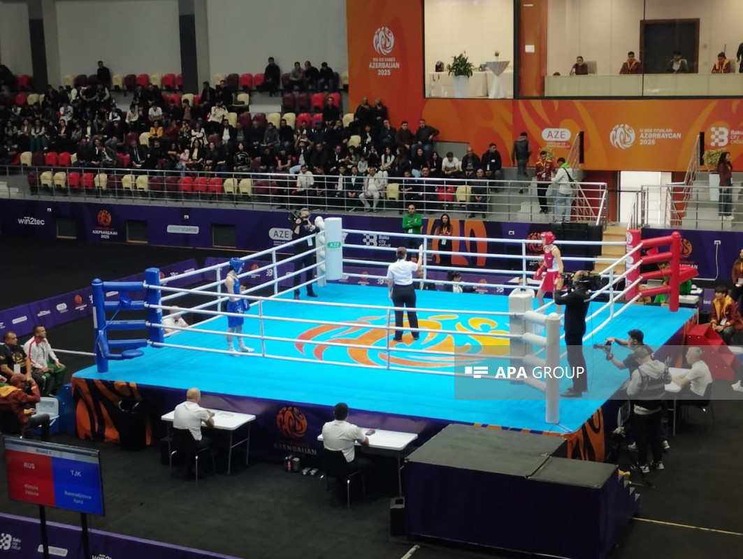 Azərbaycanın ev sahibliyi etdiyi III MDB Oyunlarında boks yarışlarına start verilib - FOTO