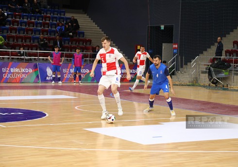 Azərbaycanın futzal millisi Avropa çempionatının əsas mərhələsində Xorvatiyaya məğlub olub