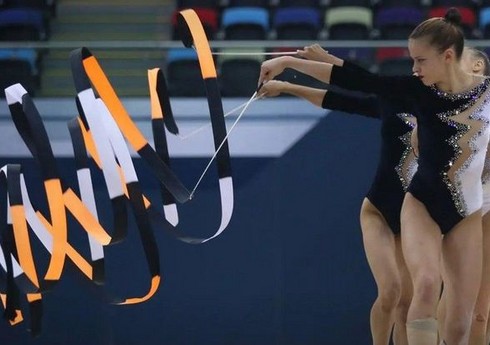 Azərbaycanın gimnastika komandası Bakıdakı turnirdə bürünc medal qazanıb
