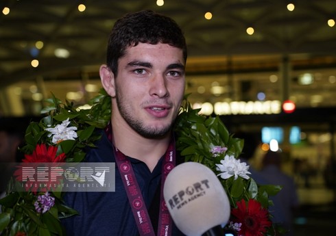 Azərbaycanın güləş üzrə Avropa çempionu: Çətin döyüşdə qalib gəldim