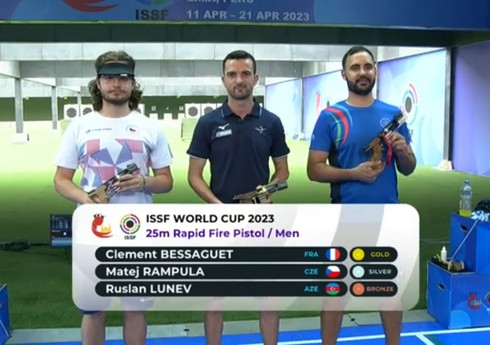 Azərbaycanın güllə atıcısı Dünya Kubokunda bürünc medal qazanıb