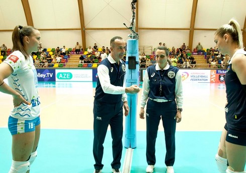 Azərbaycanın qadın voleybol millisi Sloveniyaya uduzub