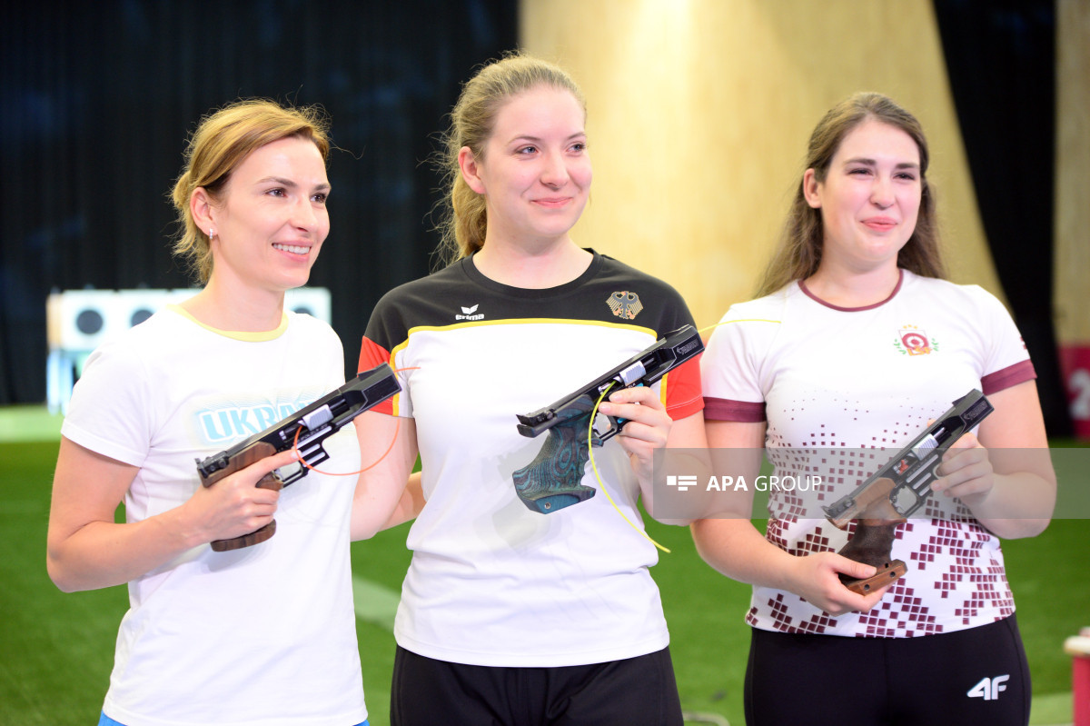 Bakıda atıcılıq üzrə dünya çempionatında qadınlar arasında qaliblər müəyyənləşib - FOTO