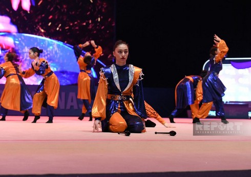 Bakıda bədii gimnastika üzrə Dünya Kuboku, "AGF Trophy" beynəlxalq turnirinin açılış mərasimi keçirilib