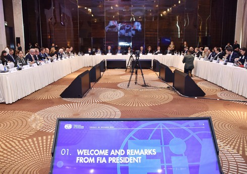 Bakıda FIA-nın Baş Assambleyalarının iclasları başlayıb