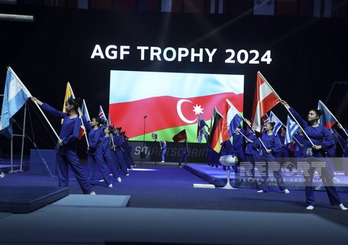 Bakıda idman gimnastikası üzrə Dünya Kubokunun açılış mərasimi keçirilib