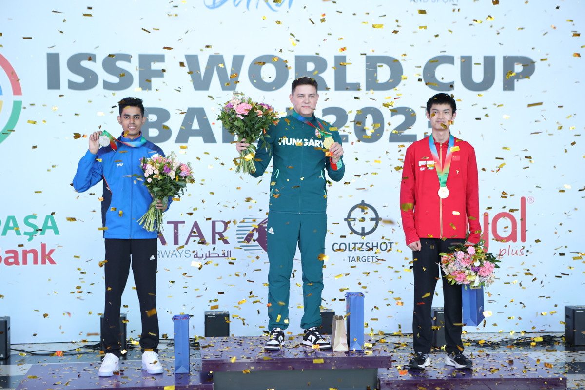 Bakıda keçirilən atıcılıq üzrə "Dünya Kuboku 2023"də daha bir növdə mükafatçılar bəlli olub - VİDEO