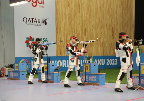 Bakıda keçirilən atıcılıq üzrə "Dünya Kuboku 2023"də daha bir növdə mükafatçılar bəlli olub