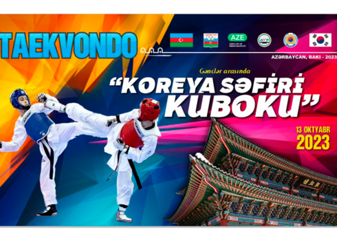 Bakıda taekvondo üzrə “Koreya səfiri kuboku” keçiriləcək