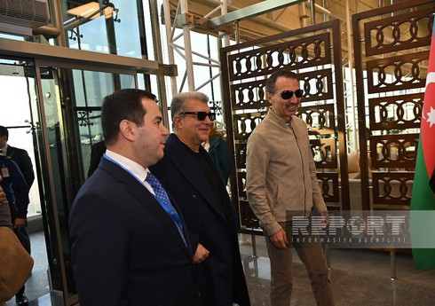 "Barselona" klubunun prezidenti Bakıya gəlib